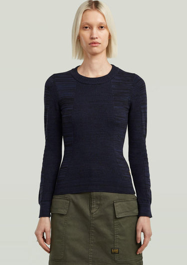 D27170-C259-H705 H705 | 3D Biker Knit Slim Pullover
